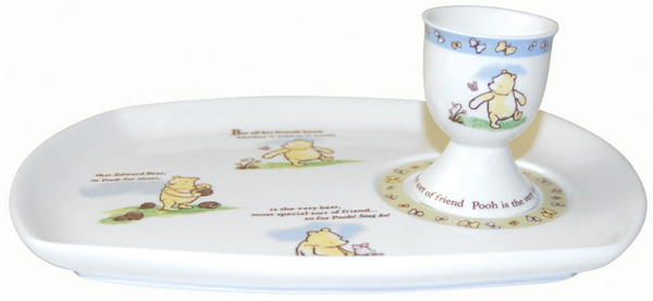 Snack Plate and Egg Cup Friend Forever